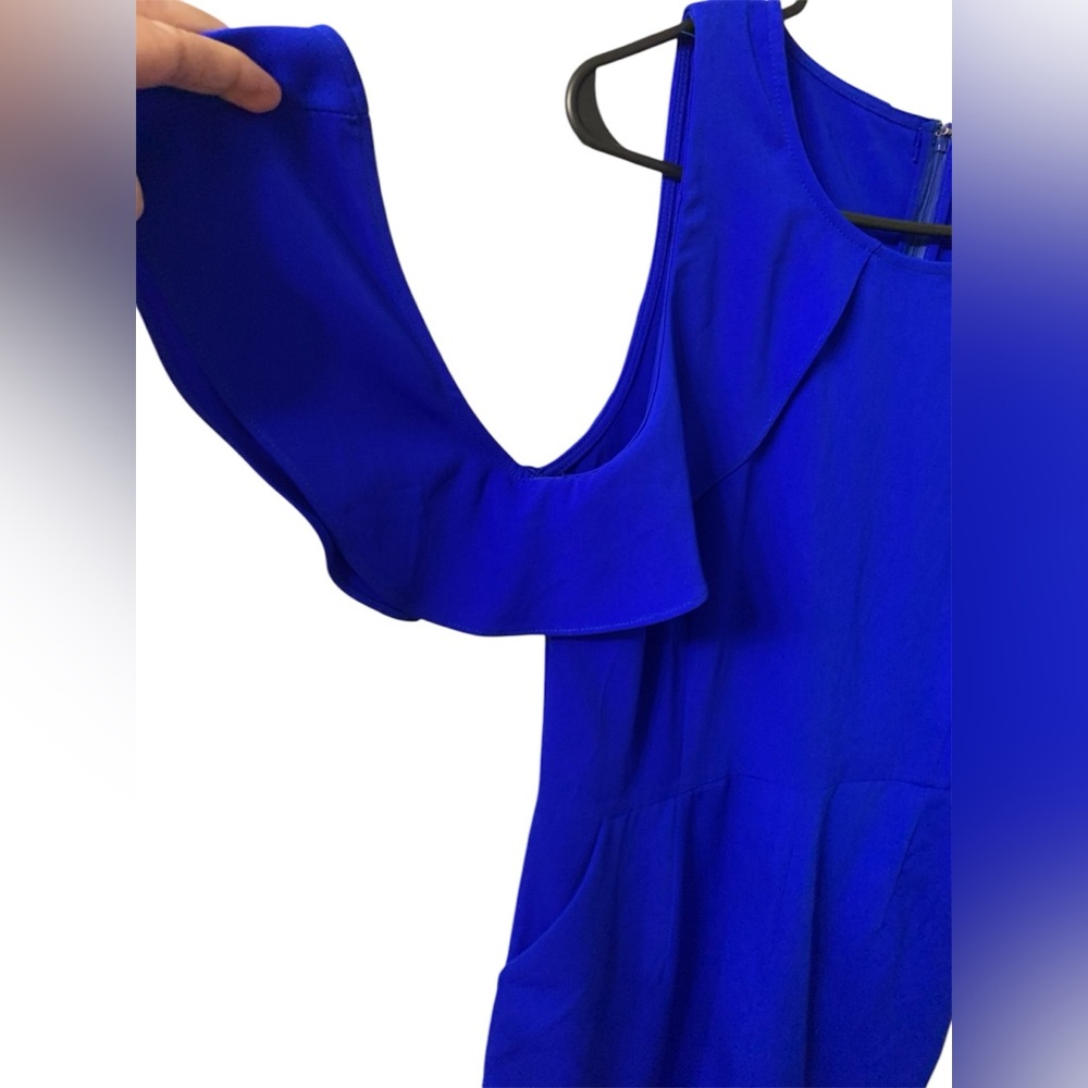 Ditzy Daizy large romper royal blue short beach vacation